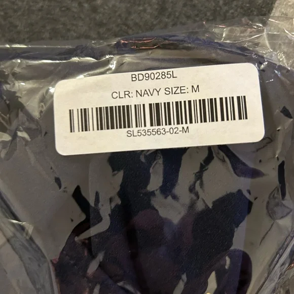 Lulus Sweetest Admirer Navy Blue Ruched Surplice Maxi Dress NWT Medium - Picture 4 of 4